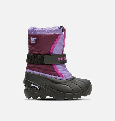 Sorel Flurry Boots UK - Kids Boots Purple (UK9475136)